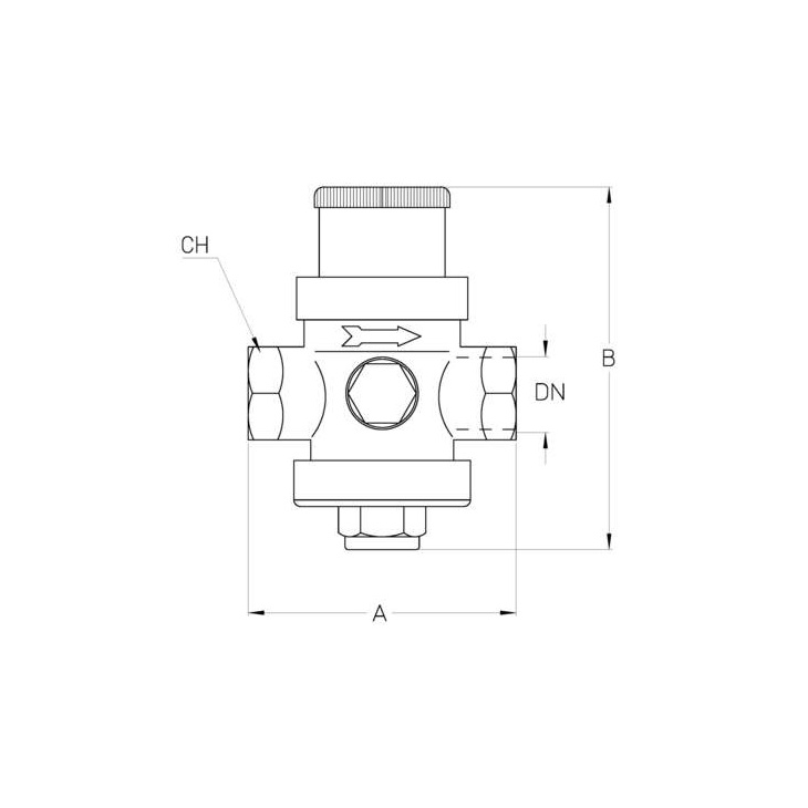 CIMBERIO CIM 1020 34 Редуктор давления латунный CIM 1020  - Вид №1