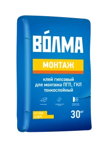 Клей гипсовый Волма Монтаж 30кг