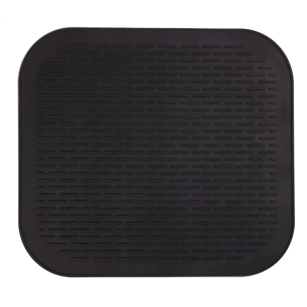 Коврик для сушки посуды KONSENSA 45x40 см силикон цвет черный STLM-2144414 - Вид №2