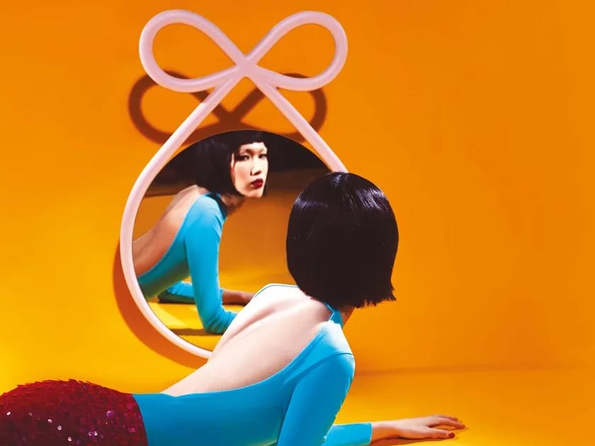 Настенное круглое зеркало из полипропилена Qeeboo Лента ARCH-00119182 - Вид №6