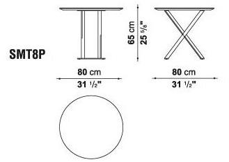 Maxalto Квадратный мраморный стол Pathos sun-id-1358138 - Вид №5