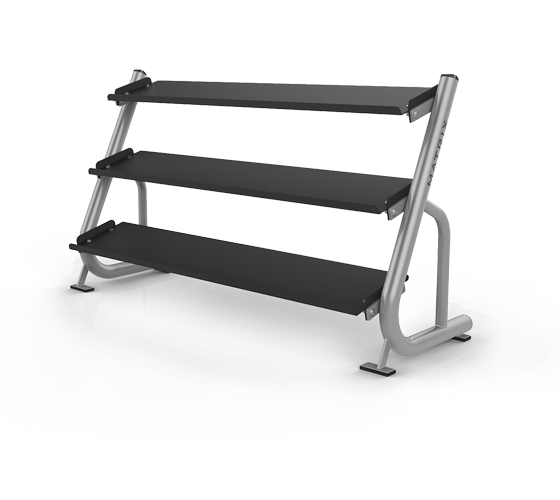 A689 magnum a689 подставка под гантели 1.8 метра (3-ех ярусная, плоская) MATRIX 