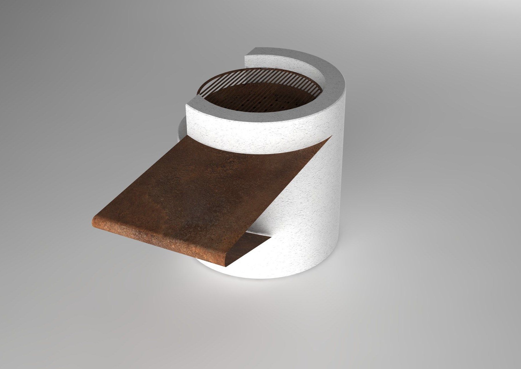 Реконструированный каменный барбекю Viscio Urban Design CILINDRO ARCH-00141765 - Вид №2