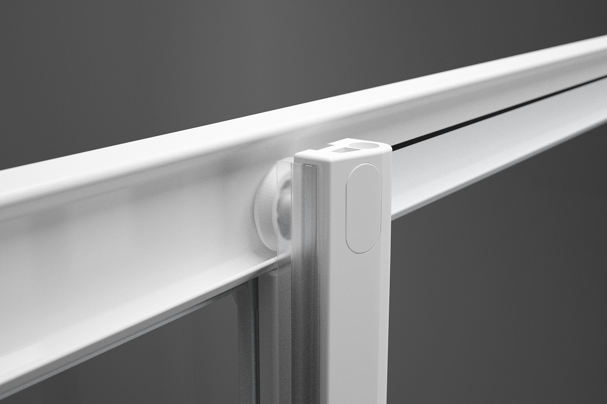 Угловая душевая кабина с распашной дверью Novellini Lunes ARCH-00091859 - Вид №2