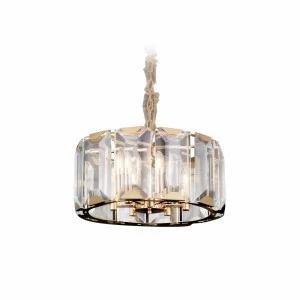 Подвесной светильник Harlow Crystal L4 gold от Delight Collection B8006 L4 DELIGHT COLLECTION ДИЗАЙНЕРСКИЕ 243930 Прозрачный;золото