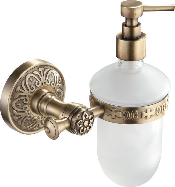 H6600/11GOLD Sanibano Nilo, настенный стеклянный дозатор, цвет золото