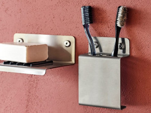 Настенный держатель для зубных щеток из нержавеющей стали