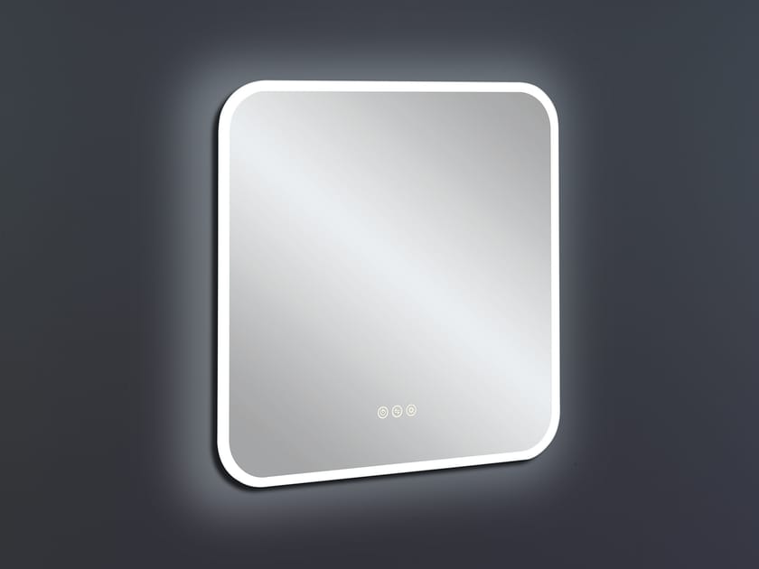Квадратное зеркало со встроенным настенным освещением CROSSWATER SVELTE ARCH-00096804