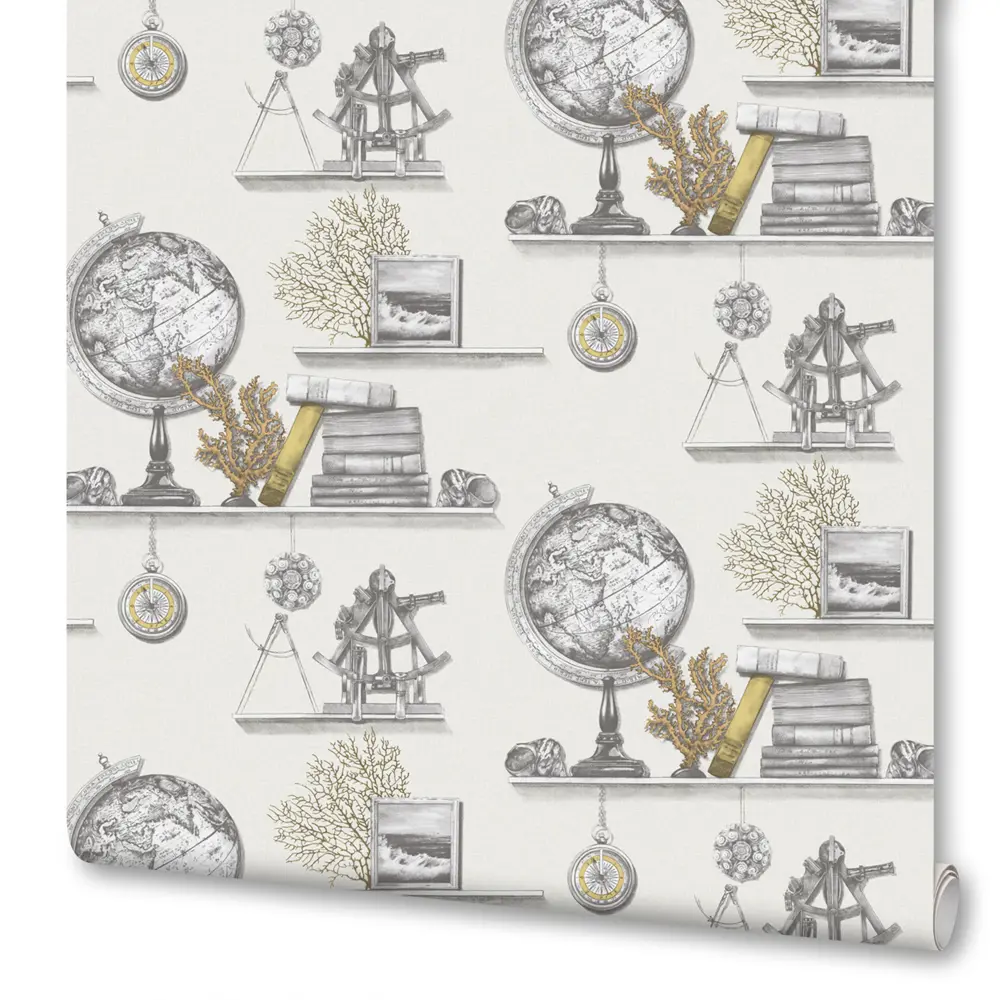 Обои флизелиновые Euro Décor «Sea» 1145-01, 1.06x10 м, цвет серый 82024408 STLM-2108209 EURO DECOR