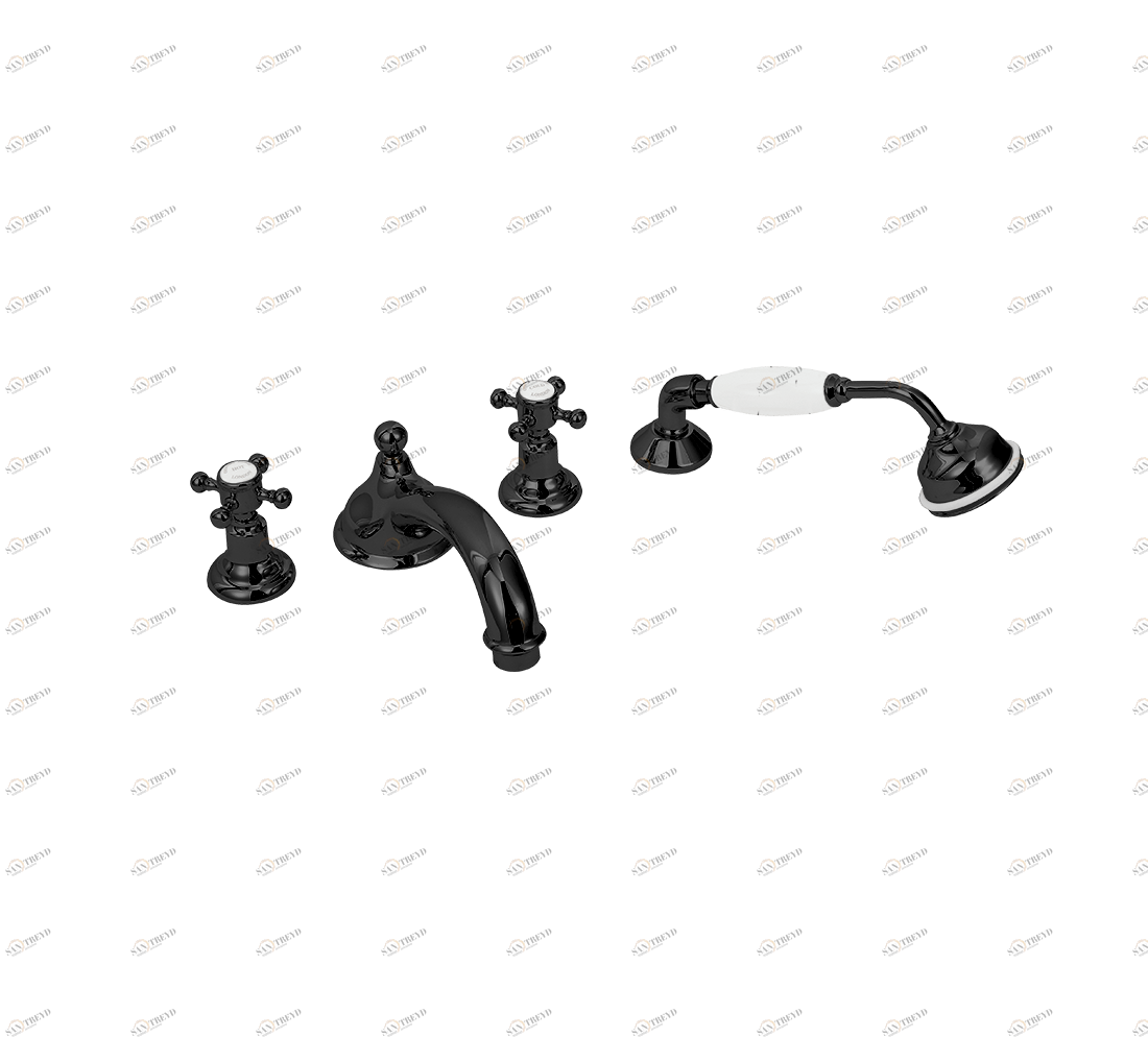 Gentry Home Центр смесителя для раковины до центра два отверстия под смеситель мм Antique Темный никель GH102574