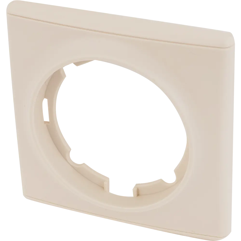 82126999 Рамка для розеток и выключателей Onekey Florence 1 пост, цвет бежевый STLM-0019884 ONEKEYELECTRO - Вид №2