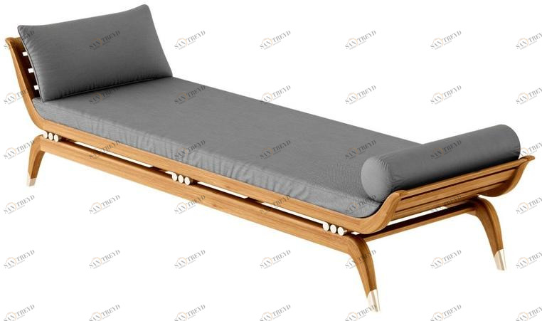 ASTELLO Садовая кушетка из тика Jonquille Jq.slf.l1