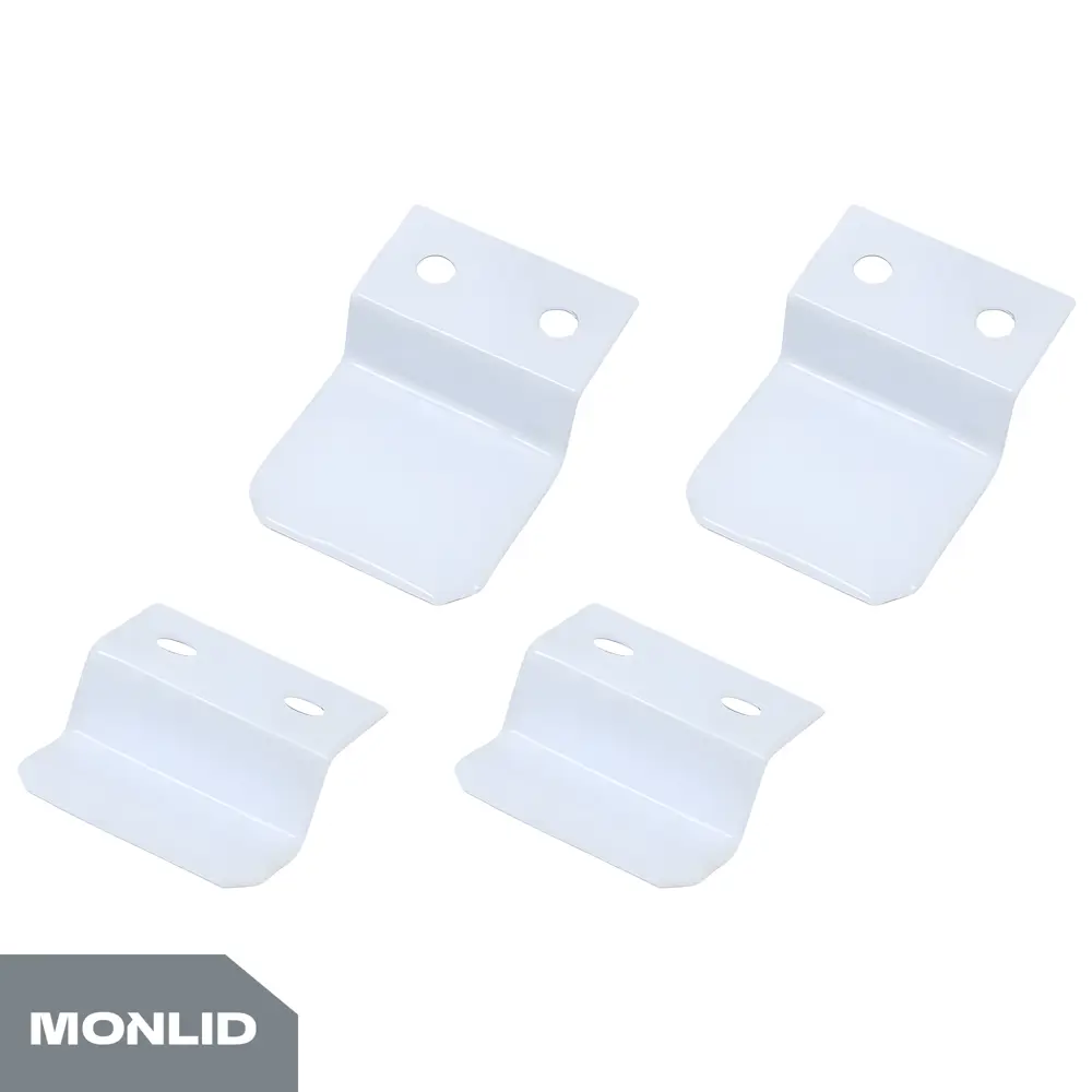 Кронштейн белый 120x26x20 мм 4 шт MONLID STLM-2093195 - Вид №2