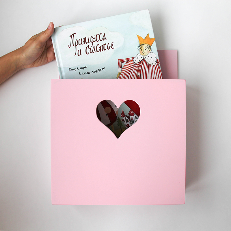 Карман для книг розовый с сердечком VAMVIGVAM  282241 Розовый Santreyd  - Вид №8