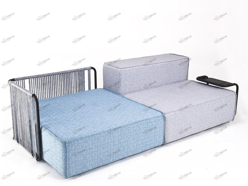 Unopiù Модульный садовый диван со съемным чехлом из ткани sun-id-1418643