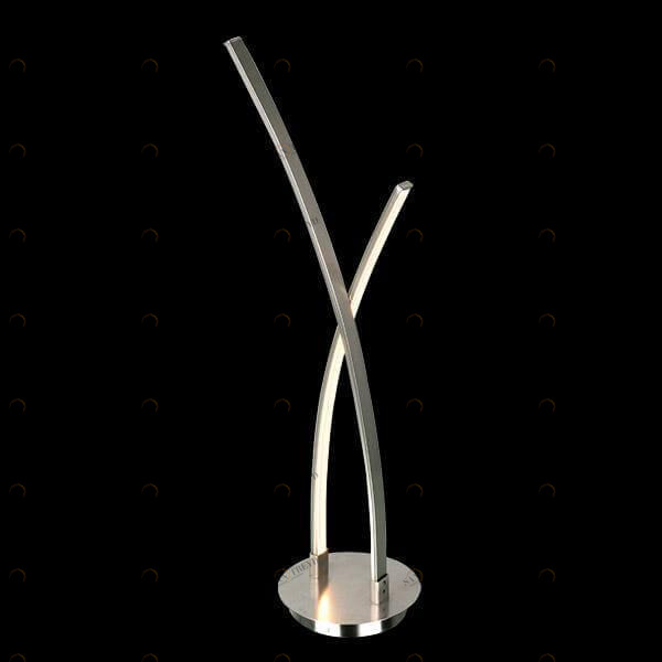 Лампа настольная цвета хром Eurosvet 80400/2 EUROSVET 80400 00-3906931 Хром 