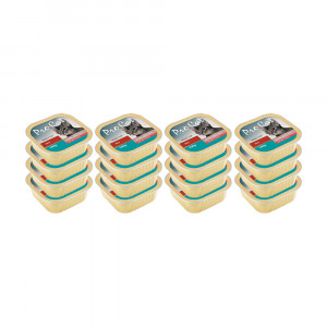 ПР0043777*16 Корм для кошек говядина конс. 100г (упаковка - 16 шт) Pro Cat