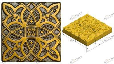 Вставка биметалл Zodiac Zircon 5х5  kavarti (52 шт) Kavarti (Каварти) sun-id-322873