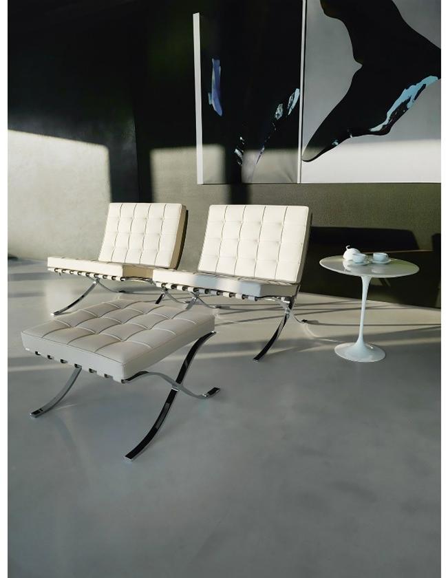 KNOLL Подставка для ног из кожи Barcelona® sun-id-1437751 - Вид №6