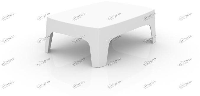 VONDOM Садовый столик низкий прямоугольный Solid sun-id-1492061