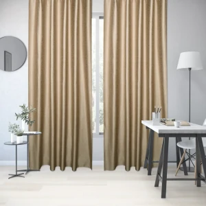 Штора на ленте Inspire Kadis 200x280 см цвет бежевый 89343119 STLM-2152151