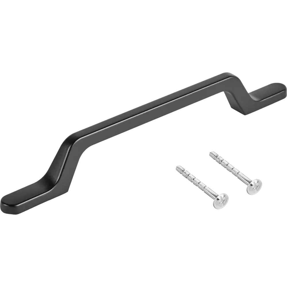 86923538 Ручка-скоба мебельная 6902 128 мм цвет матовый черный STLM-1011162 EDSON  - Вид №3