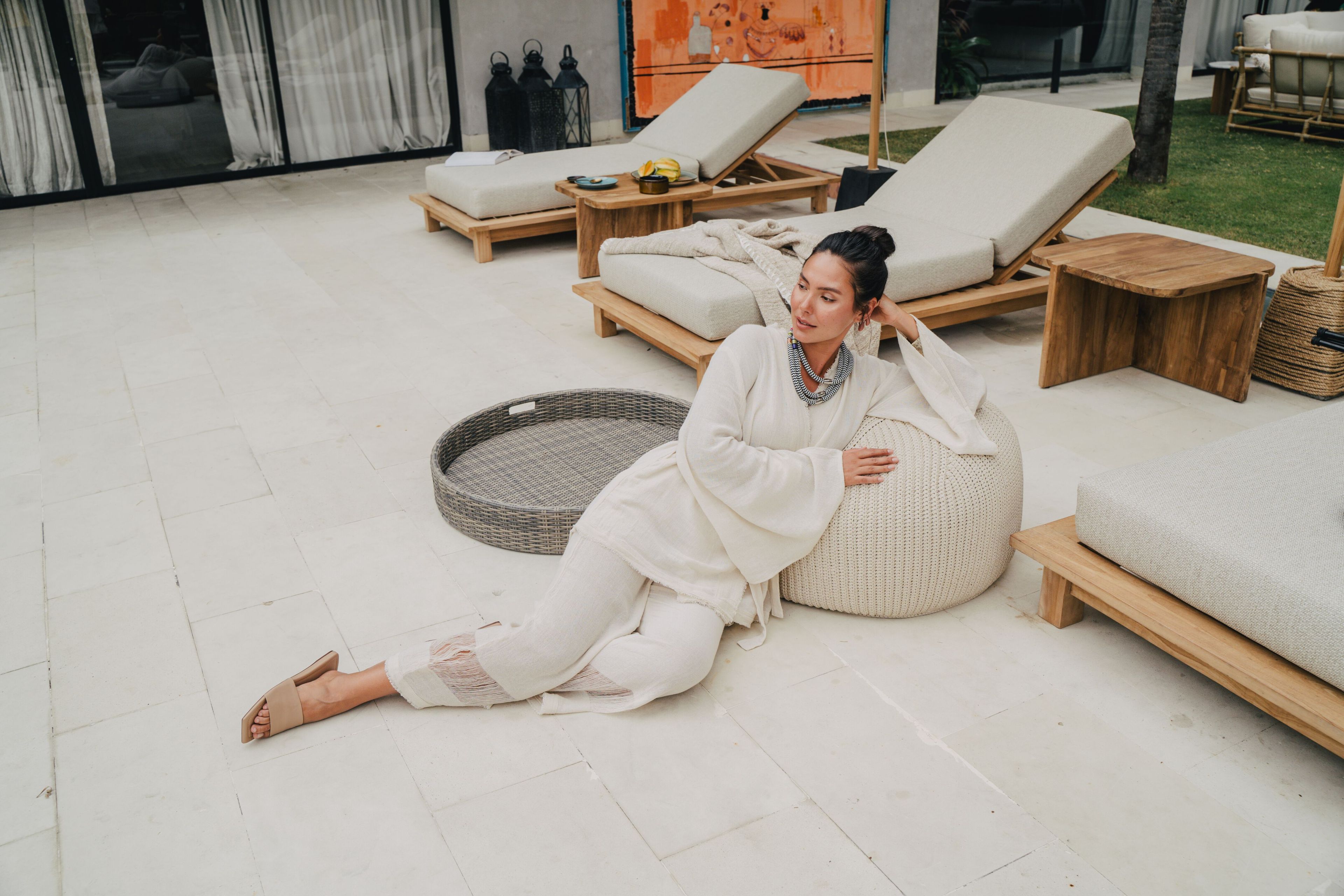 Круглая веревка сад пуфик cbdesign Виареджо ARCH-00074737 - Вид №12