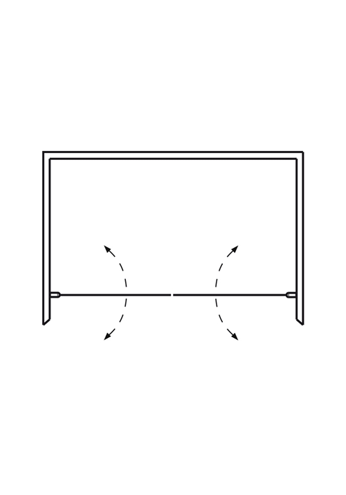 1450586 Красивый Душ Igloo Pro Double 80X100 Clear Glass Hafa Прозрачный  - Вид №2