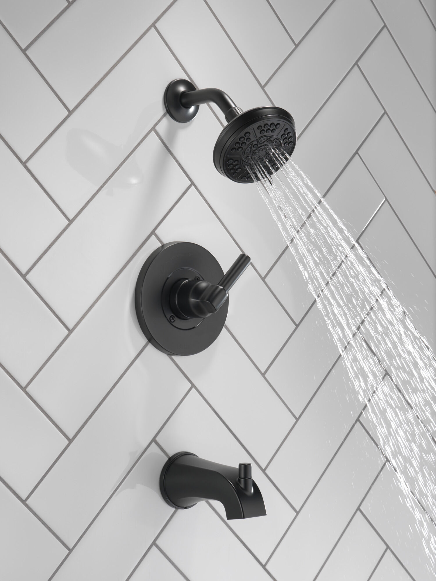 144891-BL Для ванны и душа Monitor® серии 14 Delta Faucet Becker Матовый черный  - Вид №5