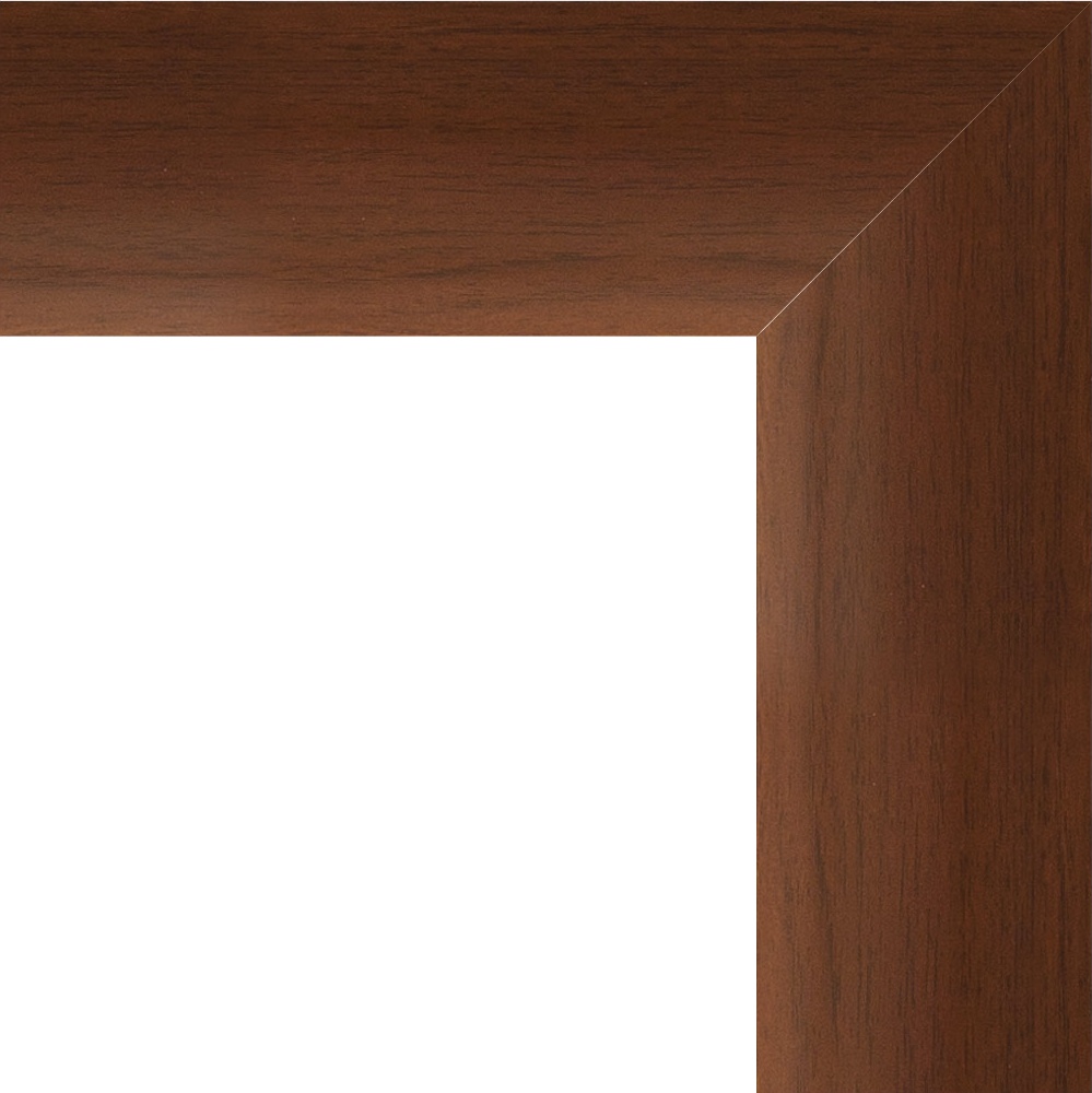 BY 1351 Зеркало в багетной раме - орех 65 mm EVOFORM Definite - Вид №4