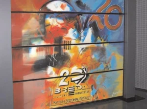 Breda Секционные ворота с полимерным покрытием Le perle