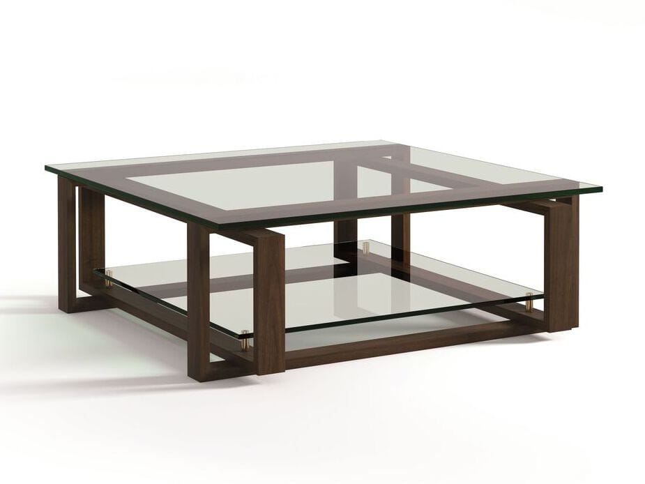 Квадратный стеклянный журнальный столик Hurtado Evolution ARCH-00113330