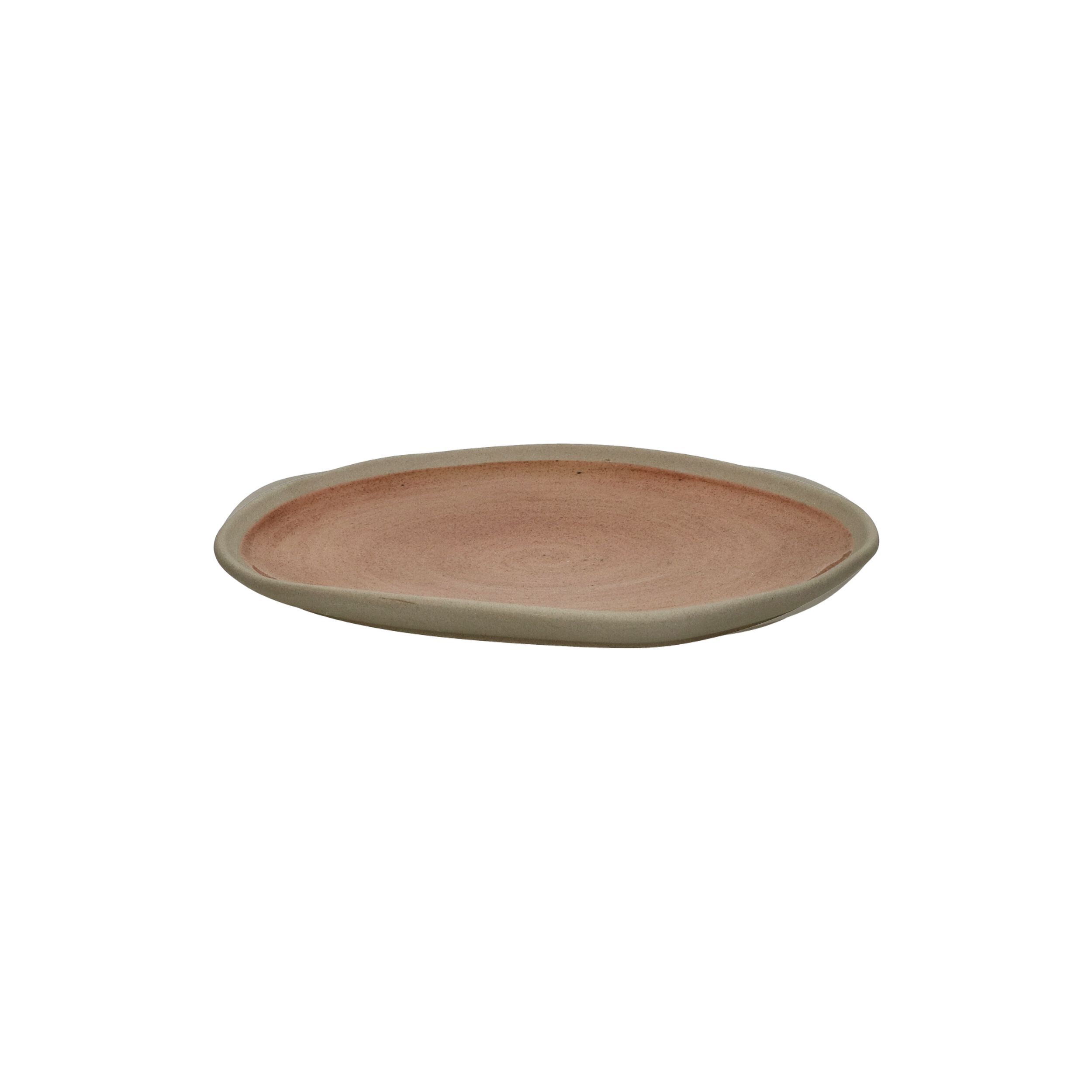 Фарфоровая плоская круглая десертная тарелка POMAX Primeval ARCH-00015452 - Вид №2