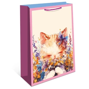 Подарочный пакет Арт и дизайн 26x32x0.4 см цвет разноцветный