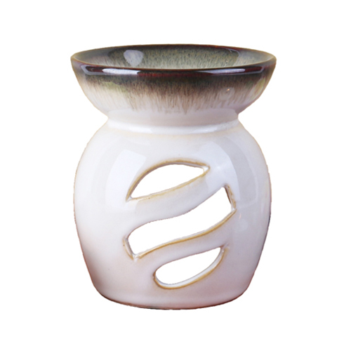 15572 Аромалампа "Круг" 9.5 см белый Giftman 