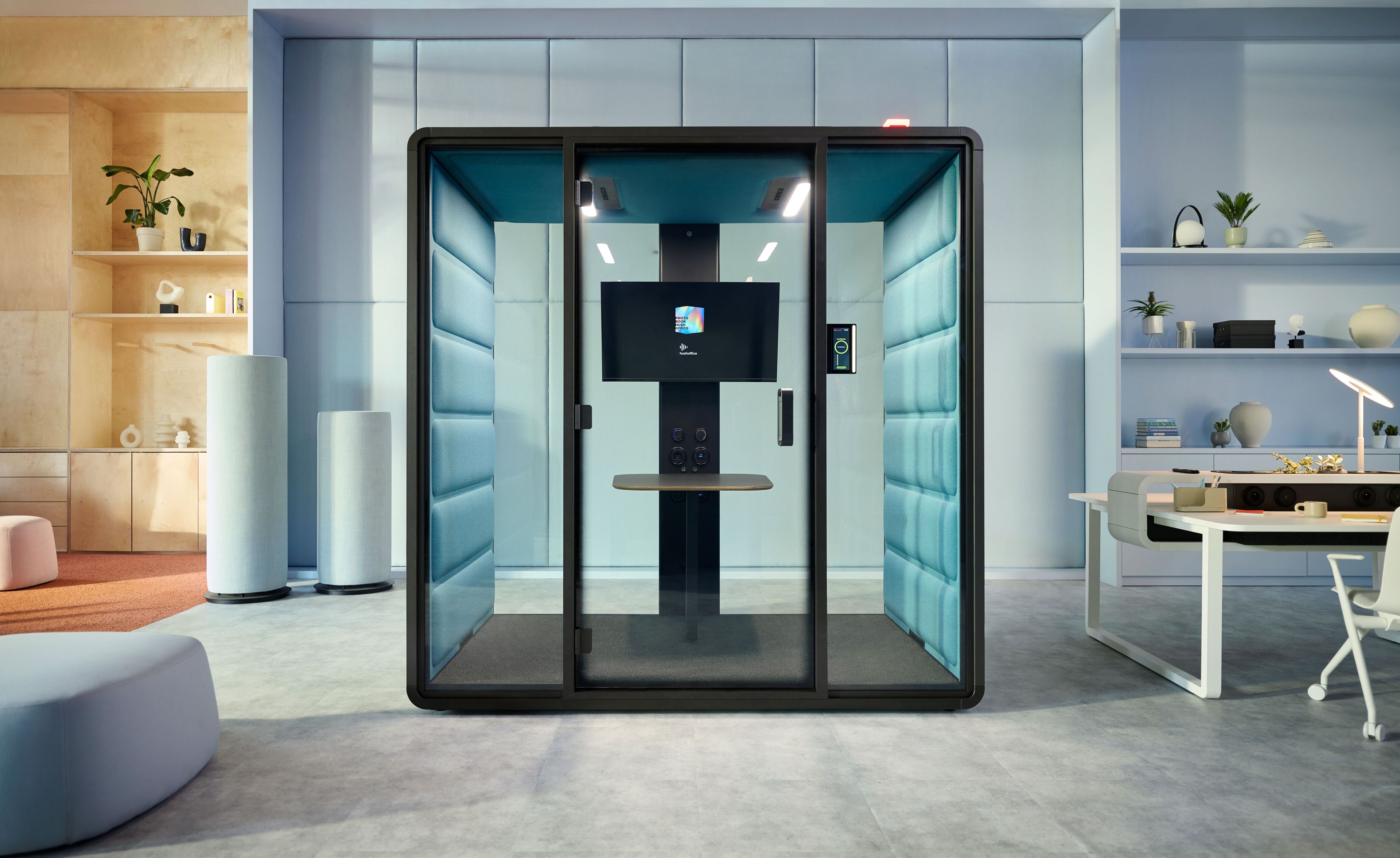 Мультимедийная многосторонняя акустическая офисная кабина Mikomax Smart Office HushFree ARCH-00132862 - Вид №4