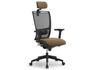 Ткань поворотный операционный офисный стул с подлокотниками