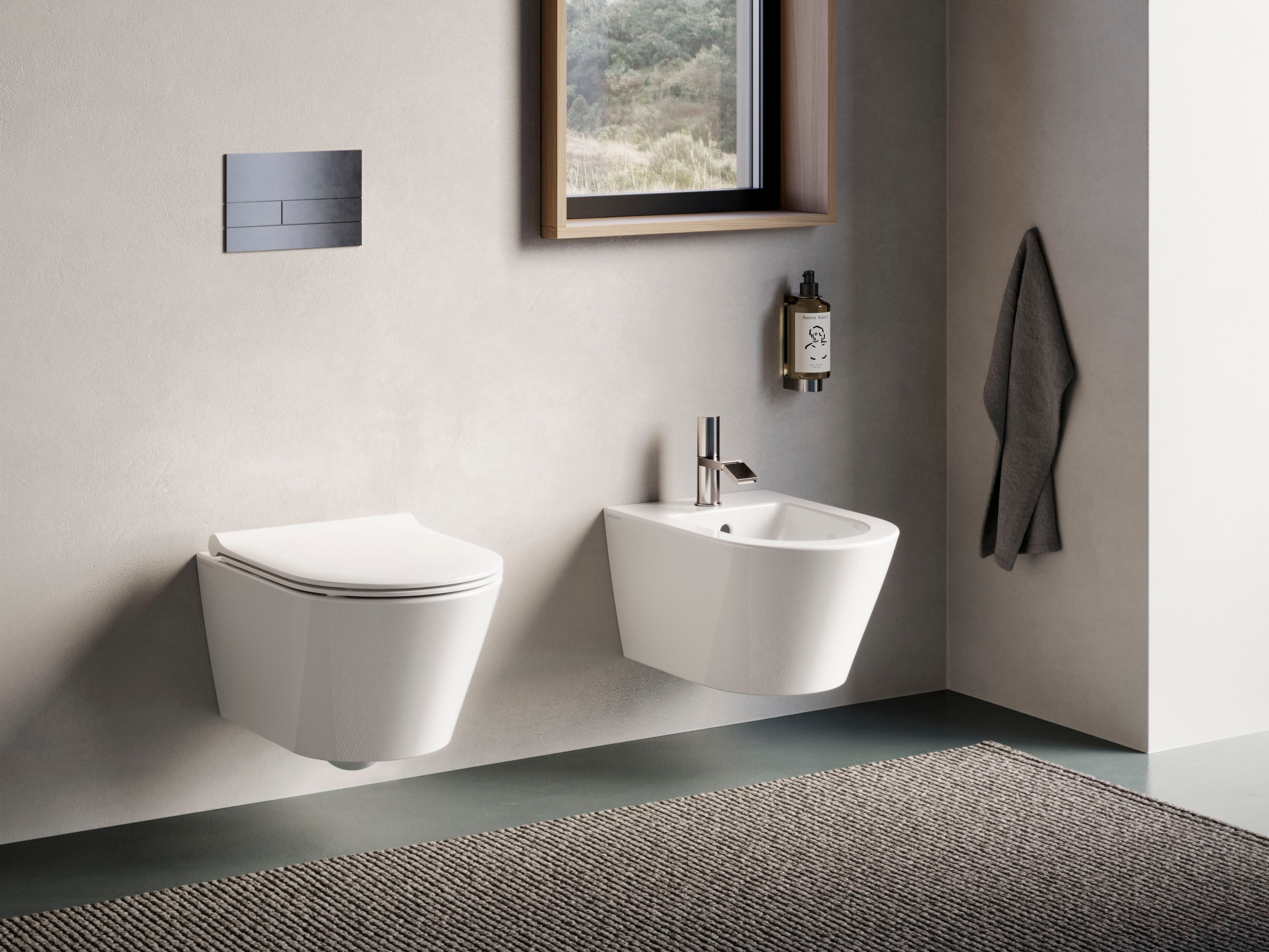 Керамическое подвесное биде с переливом CERAMICA CATALANO ноль ARCH-00140153 - Вид №3