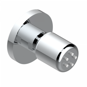 G3U-290/B Форсунка гидромассажная встраиваемая в стену 1/2" с защитой от жёсткой воды Thg-paris Montaigne marbre Leonardo Grey с рукоятками Хром