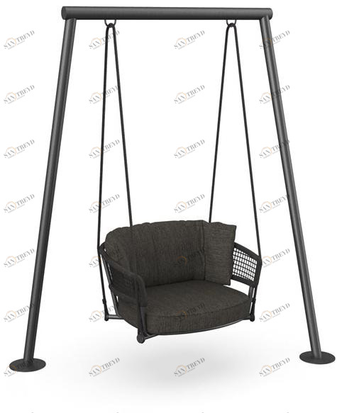 Talenti Подвесное садовое кресло из ткани с подлокотниками Moon alu sun-id-1399297