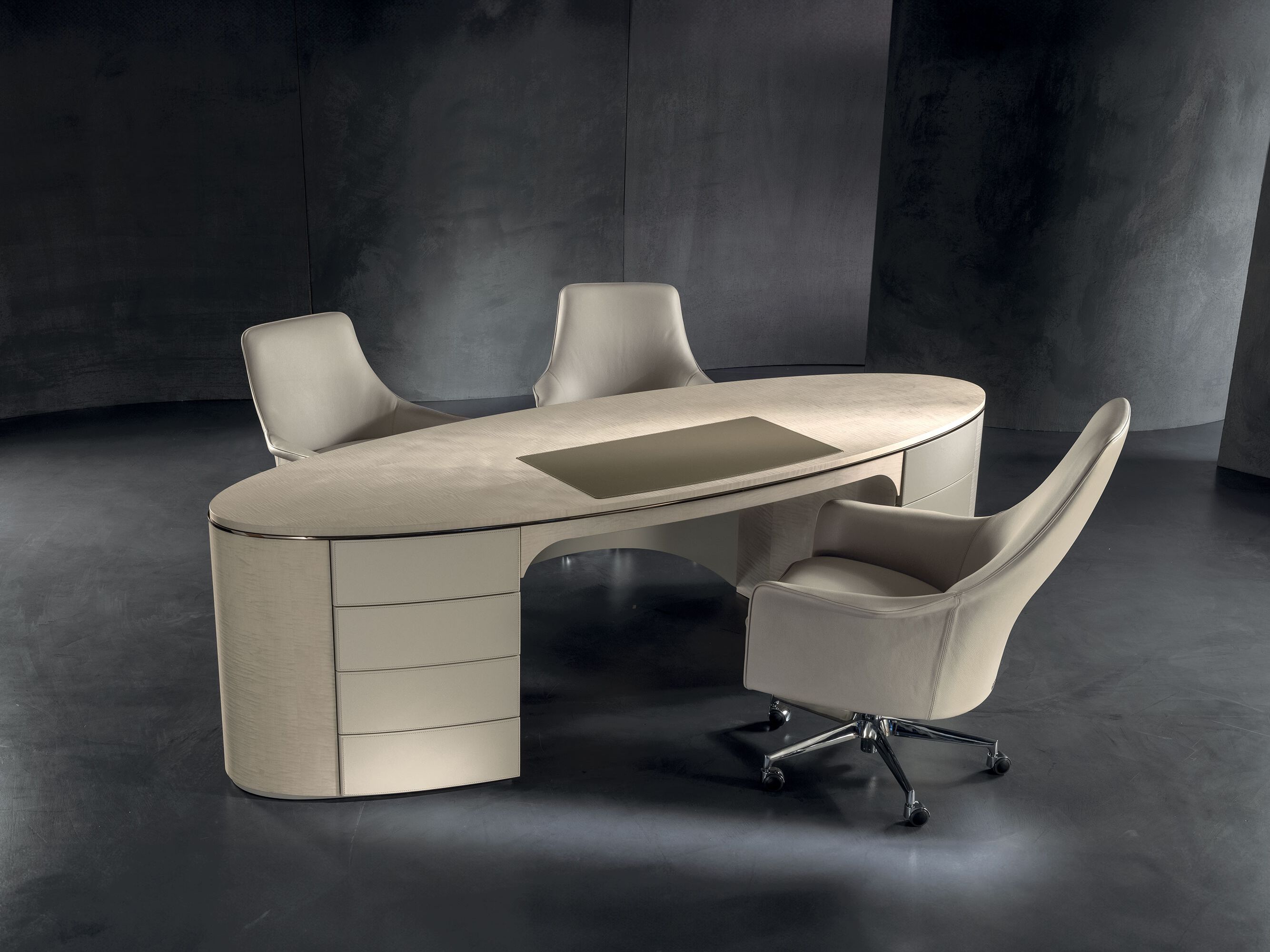 Деревянный стол с ящиками Longhi Blooming ARCH-00123611 - Вид №2