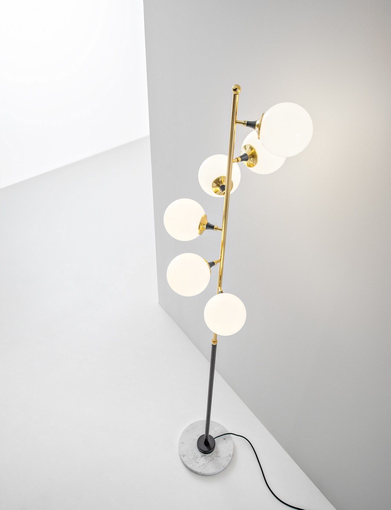 Торшер из стекла и металла Stilnovo Галактика ARCH-00045381 - Вид №1