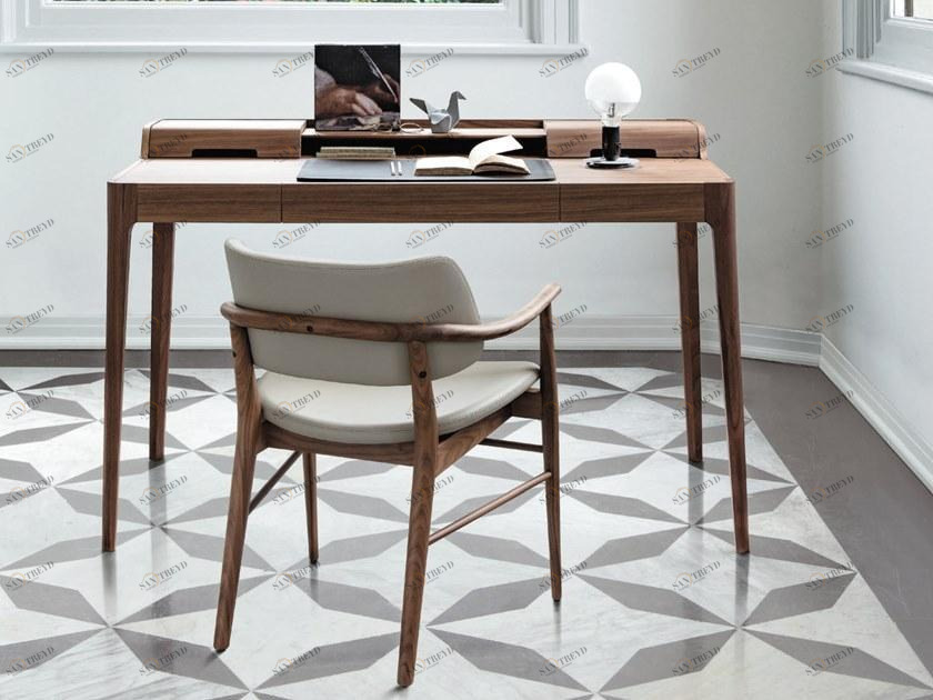 Porada Письменный стол из дерева с ящиками Iron sun-id-1351099