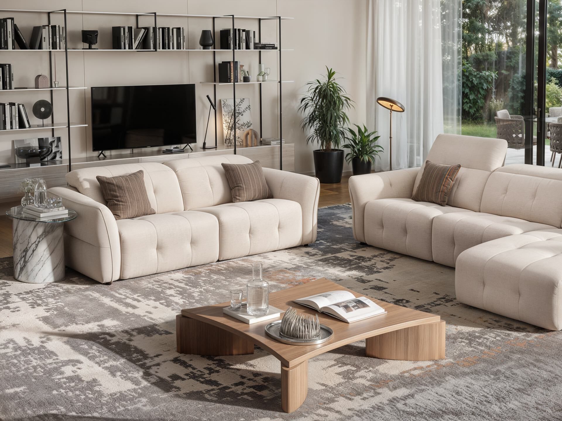 3-местный тканевый диван Sofanella Maranello ARCH-00052668