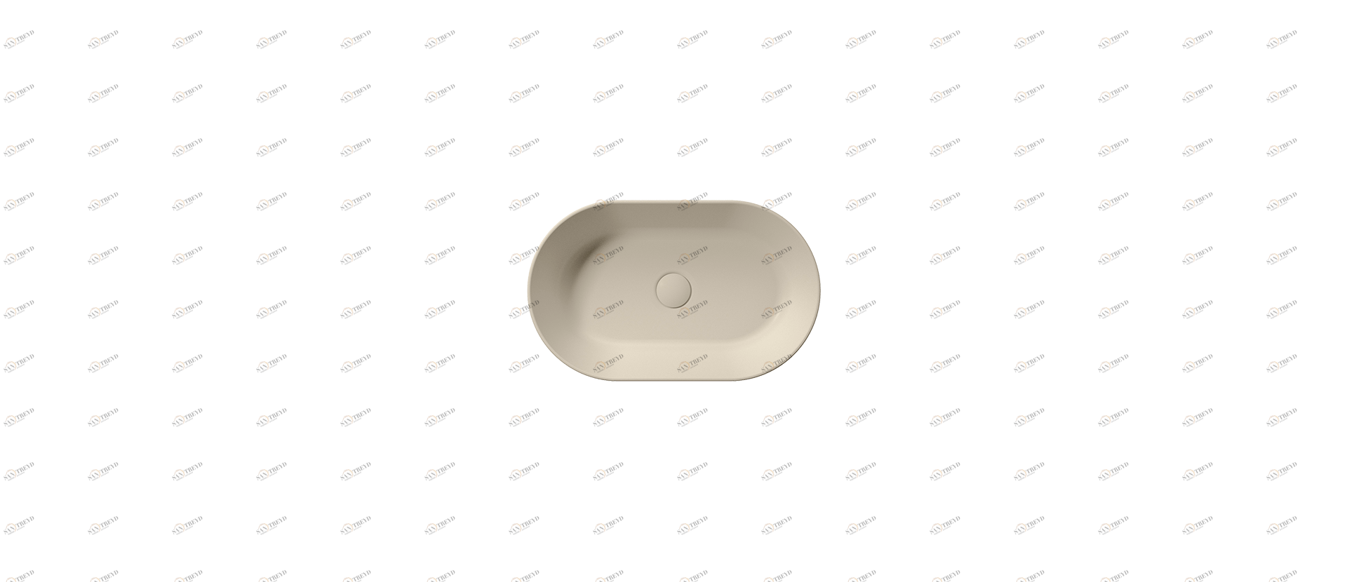945808 Накладная раковина на столешницу  овальная GSI ceramica 