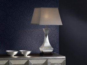 064182 Лампа настольная серебряная Schuller Deco