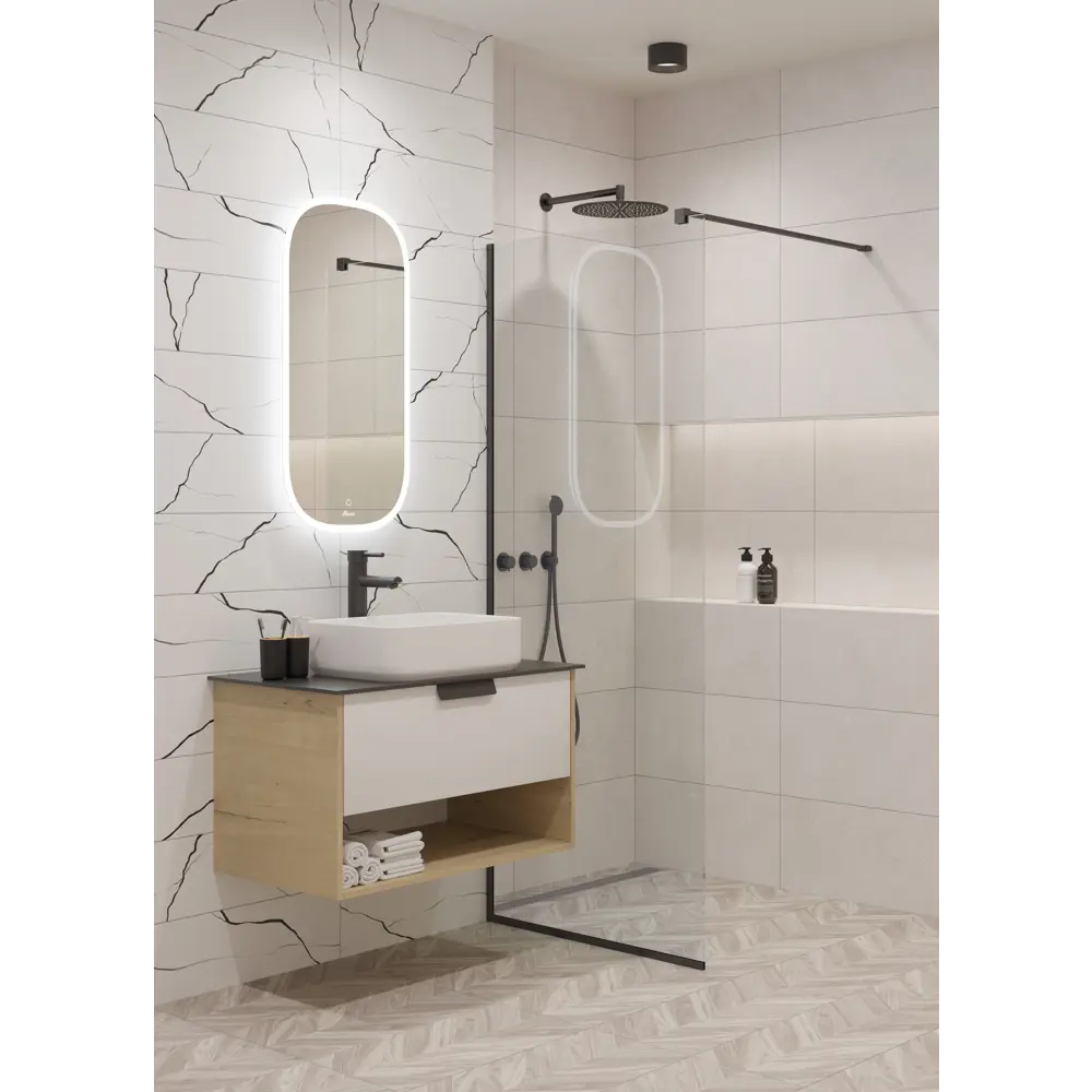 Настенная плитка LB Ceramics Одри 20x60 см 0.84 м² цвет розовый 85535842 STLM-2082205 - Вид №4