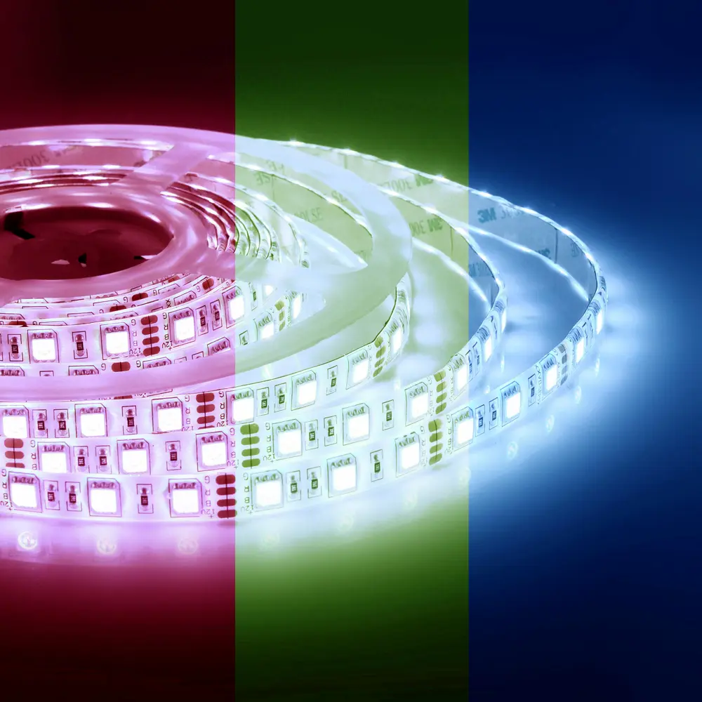 Светодиодная лента Apeyron 00-528 60 диод 14.4 Вт/м 12 В 10 мм IP65 9 м RGB свет STLM-2208711 - Вид №1