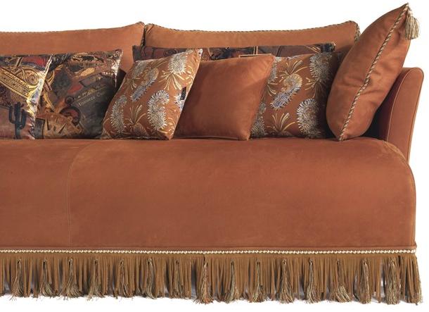 ETRO Home Interiors Мягкий 3-местный диван из нубука Mauritania Mau.211.b - Вид №1