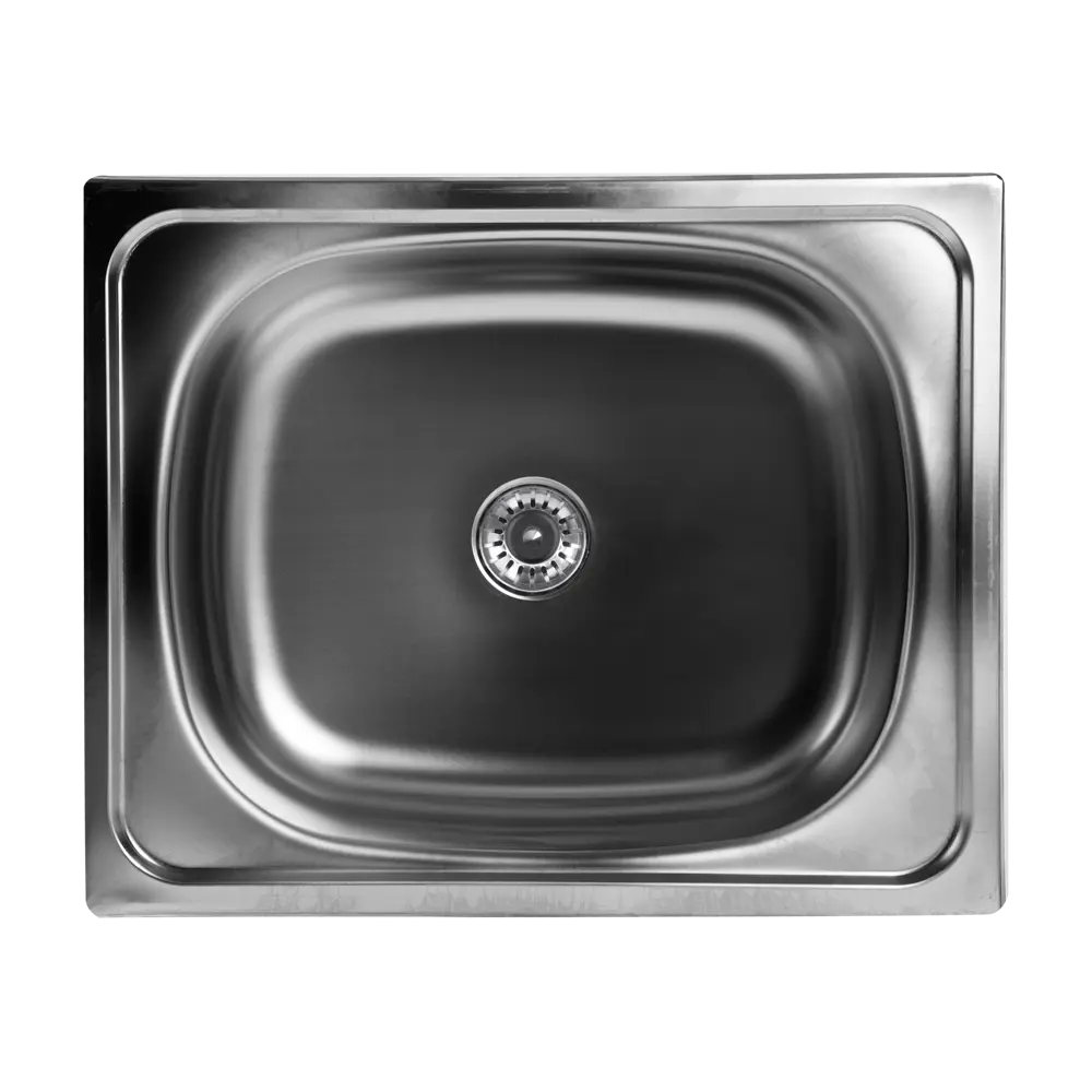 KROMRUS Classic — врезная кухонная мойка из нержавеющей стали 40×50 см 15752310 Мойка врезная STLM-0006297 - Вид №1